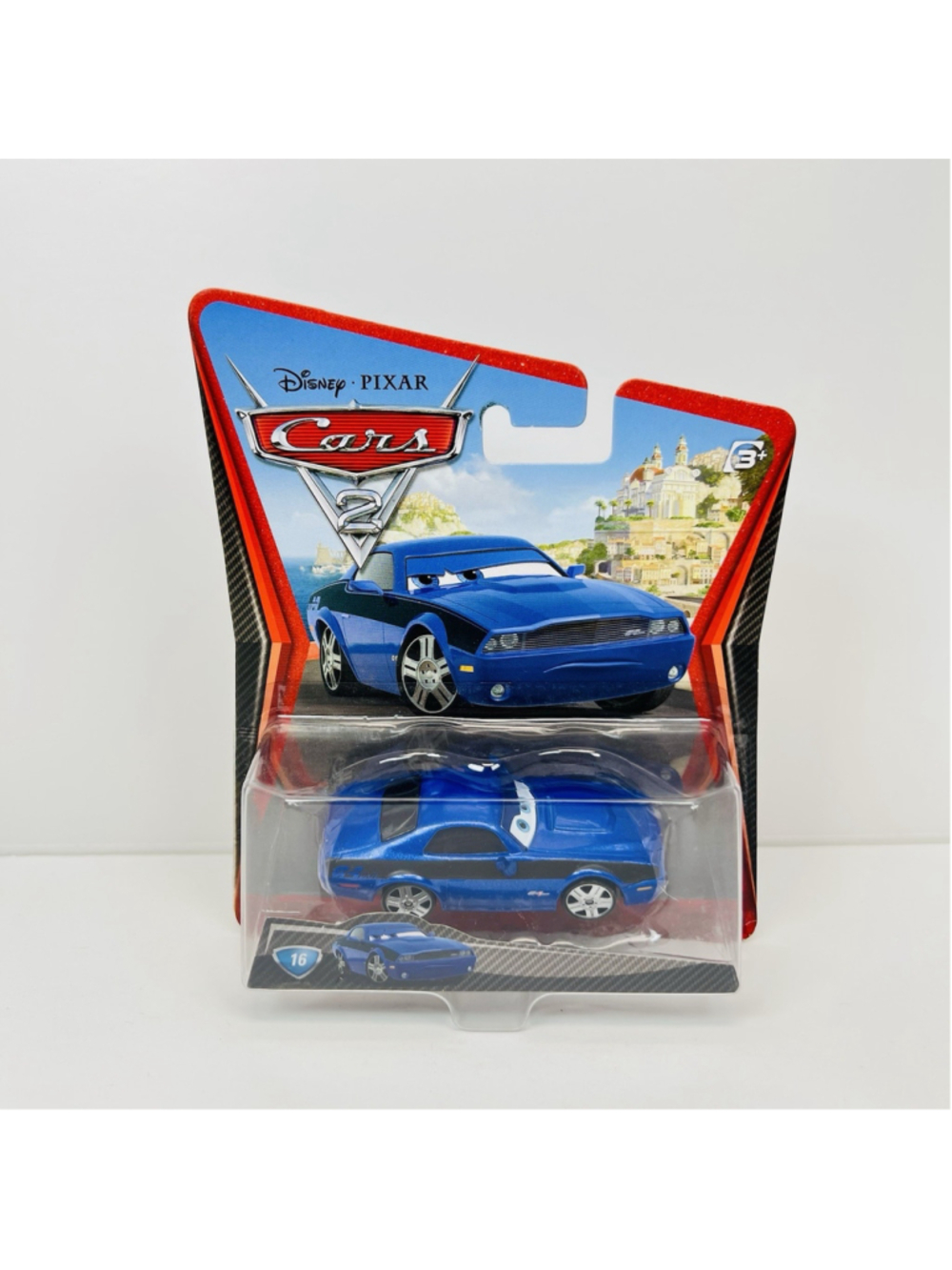 Disney Pixar Cars - ROD TORQUE REDLINE DODGE CHARGER Cars 2 - 1:55 Diecast